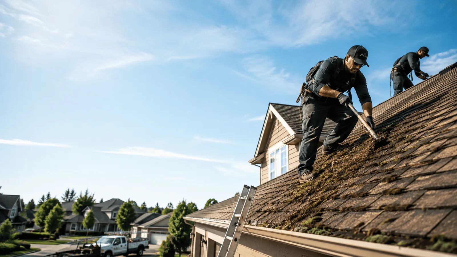 Roof Moss Removal in Sandyville, OH near me